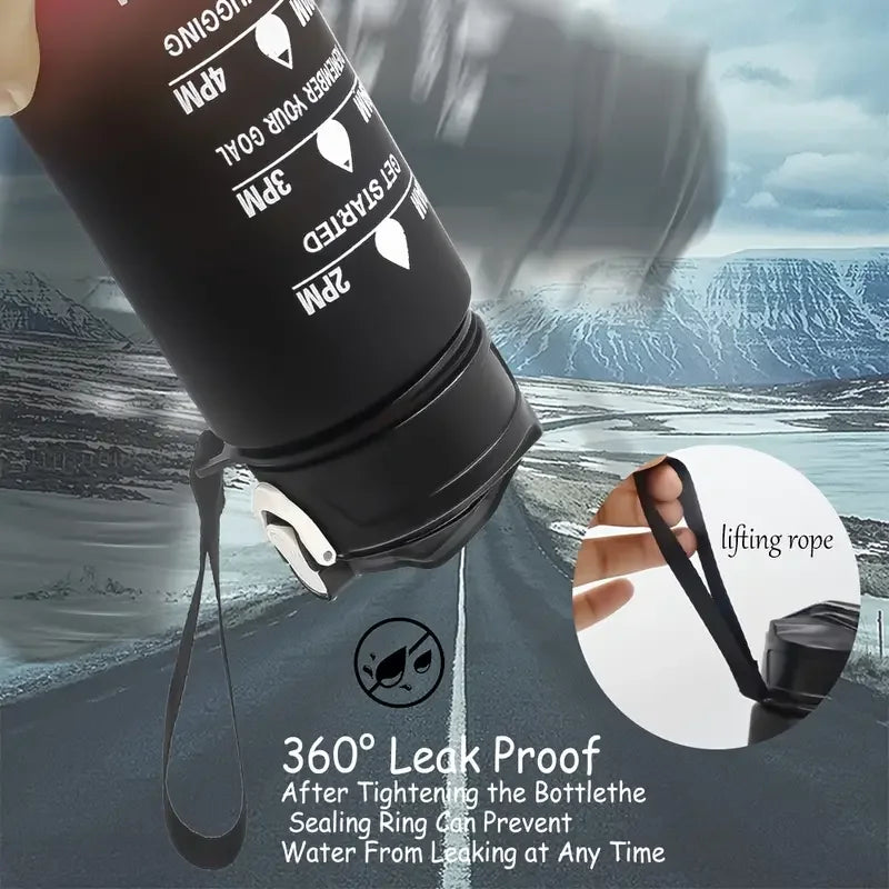 Sports Water Bottle with Time-Tracking